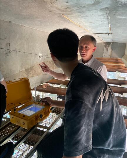 京滬高速吳中區橋梁注漿質量密實度檢測